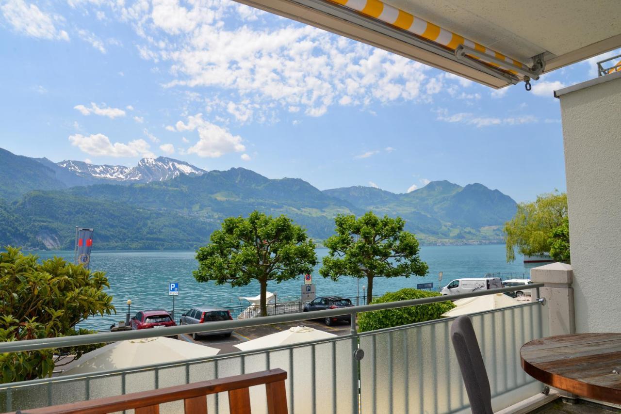 Seehotel Riviera At Lake Lucerne Gersau Exterior foto
